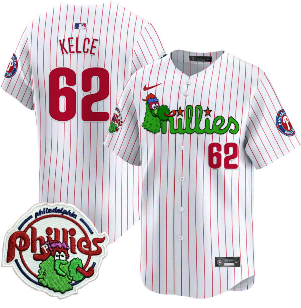 Men's Phillies Phanatic Patch Vapor Premier Limited Jersey V3 - All Stitched - Image 39