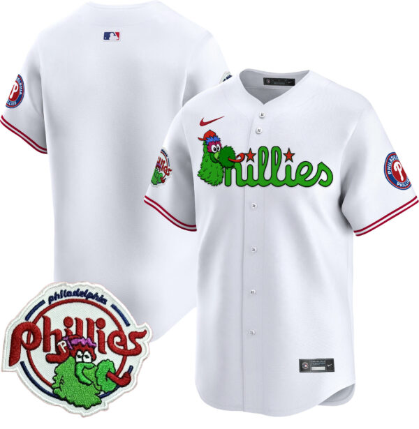 Men's Phillies Phanatic Patch Vapor Premier Limited Jersey V3 - All Stitched - Image 13