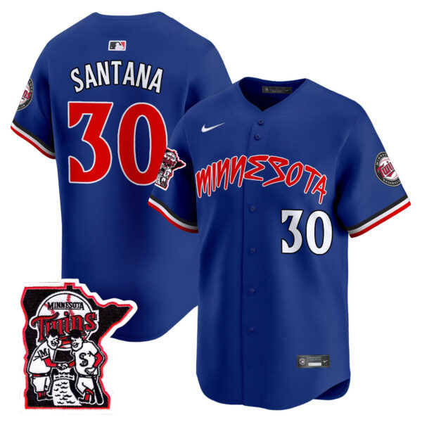 Men's Minnesota Twins Shaking Hands Patch Vapor Premier Limited Jersey - All Stitched - Image 34
