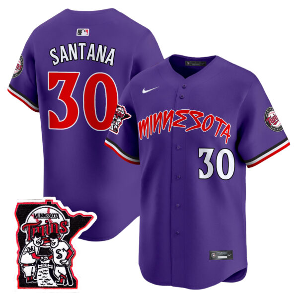 Men's Minnesota Twins Shaking Hands Patch Vapor Premier Limited Jersey - All Stitched - Image 10