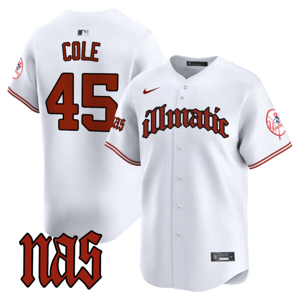 Men's New York Yankees Nas Illmatic Vapor Premier Limited Jersey - All Stitched - Image 24