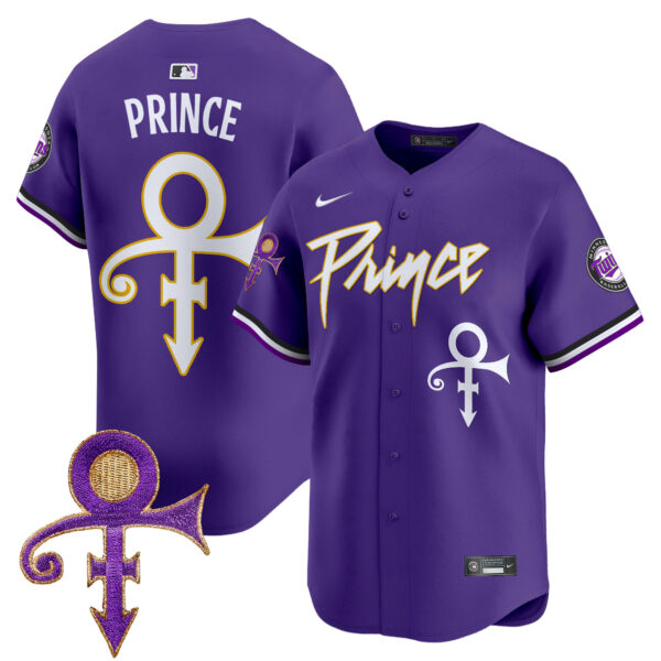 Men's Minnesota Twins Prince Patch Vapor Premier Limited Jersey - All Stitched - Image 9