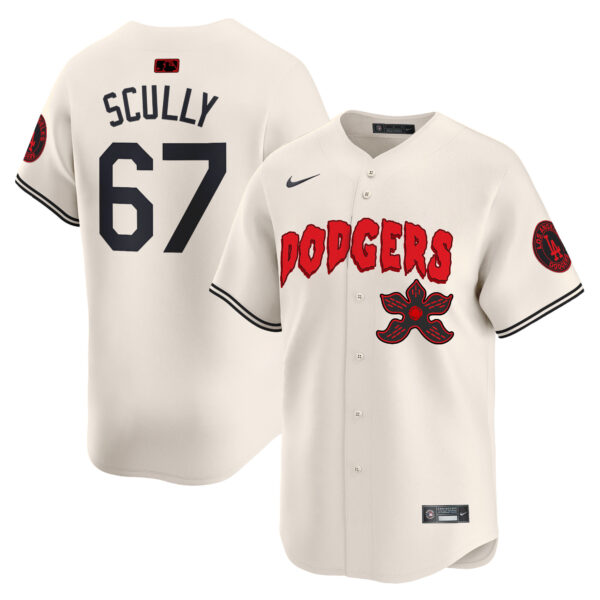 Men's Dodgers Stranger Things Vapor Premier Limited Jersey - All Stitched - Image 6
