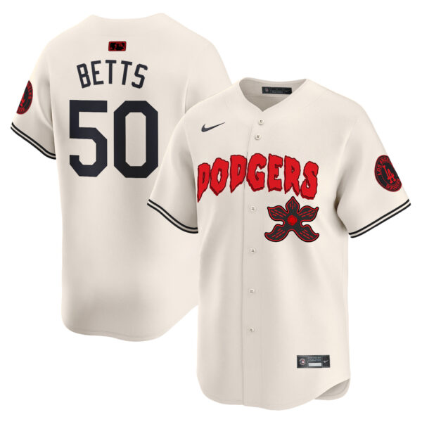 Men's Dodgers Stranger Things Vapor Premier Limited Jersey - All Stitched - Image 4