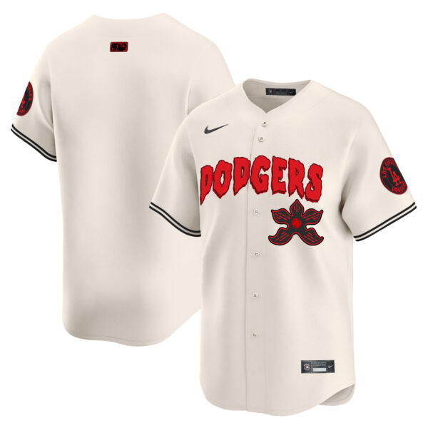 Men's Dodgers Stranger Things Vapor Premier Limited Jersey - All Stitched - Image 9