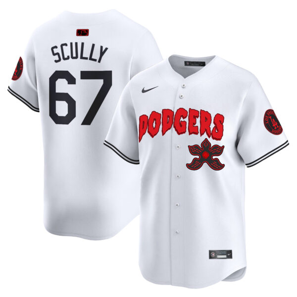 Men's Dodgers Stranger Things Vapor Premier Limited Jersey - All Stitched - Image 15