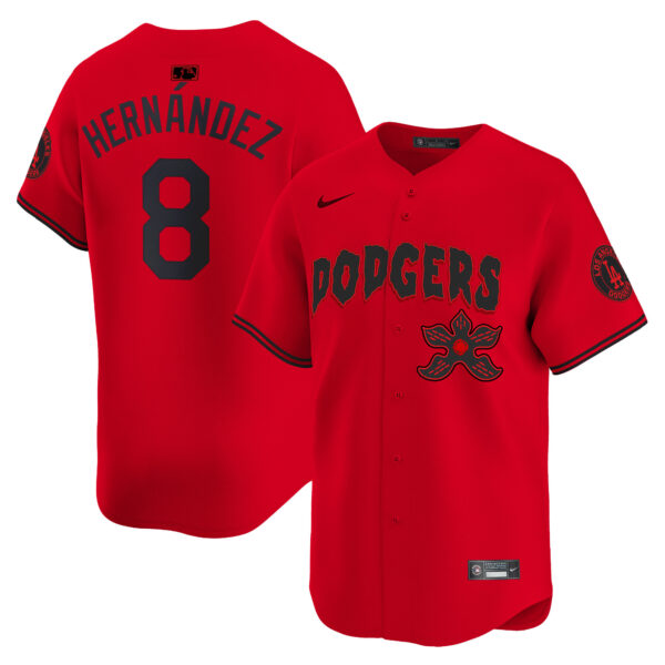 Men's Dodgers Stranger Things Vapor Premier Limited Jersey - All Stitched - Image 43