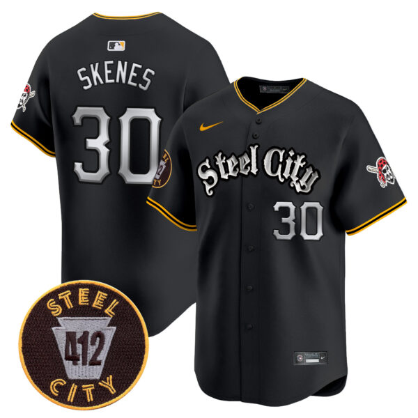 Men's Pittsburgh Pirates 412 Patch Vapor Premier Limited Jersey V2 - All Stitched - Image 11
