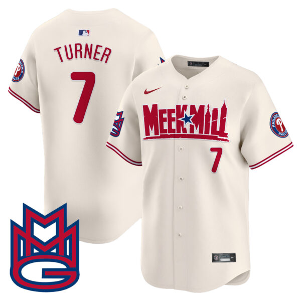 Men's Phillies Meek Mill Vapor Premier Limited Jersey - All Stitched - Image 22