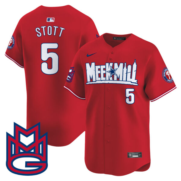 Men's Phillies Meek Mill Vapor Premier Limited Jersey - All Stitched - Image 41