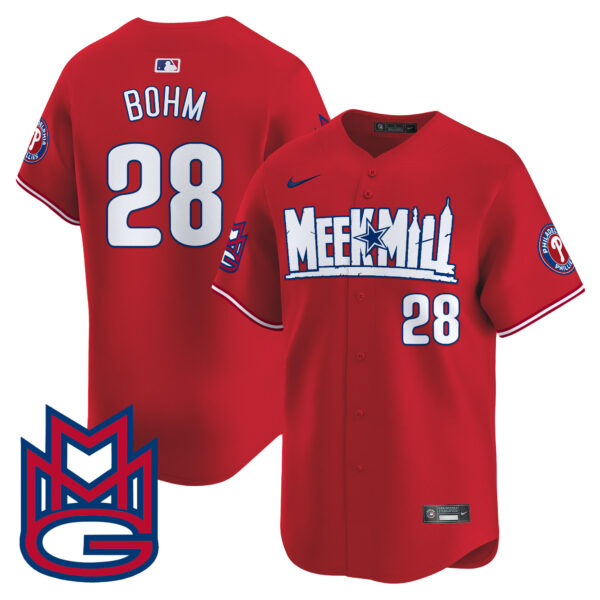 Men's Phillies Meek Mill Vapor Premier Limited Jersey - All Stitched - Image 39
