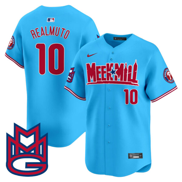 Men's Phillies Meek Mill Vapor Premier Limited Jersey - All Stitched - Image 51