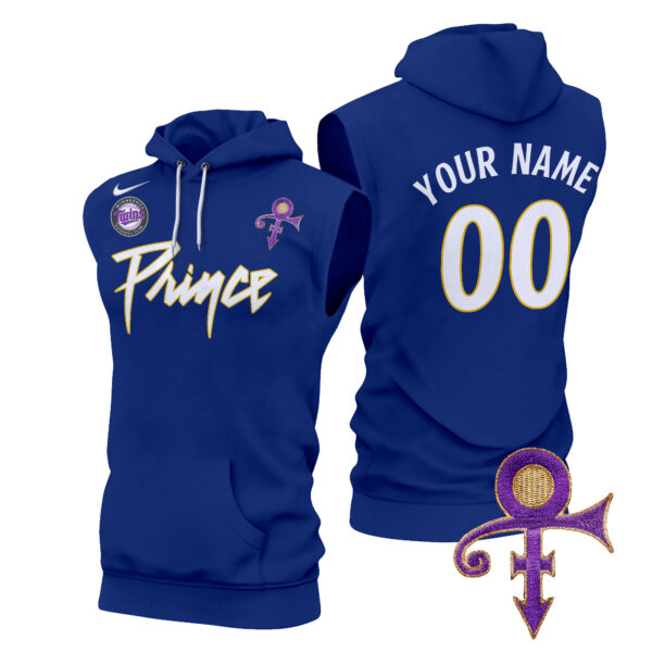 Minnesota Twins Prince Patch Custom Sleeveless Hoodie - All Stitched - Image 6