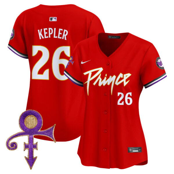 Women's Minnesota Twins Prince Patch Vapor Premier Limited Jersey - All Stitched - Image 23