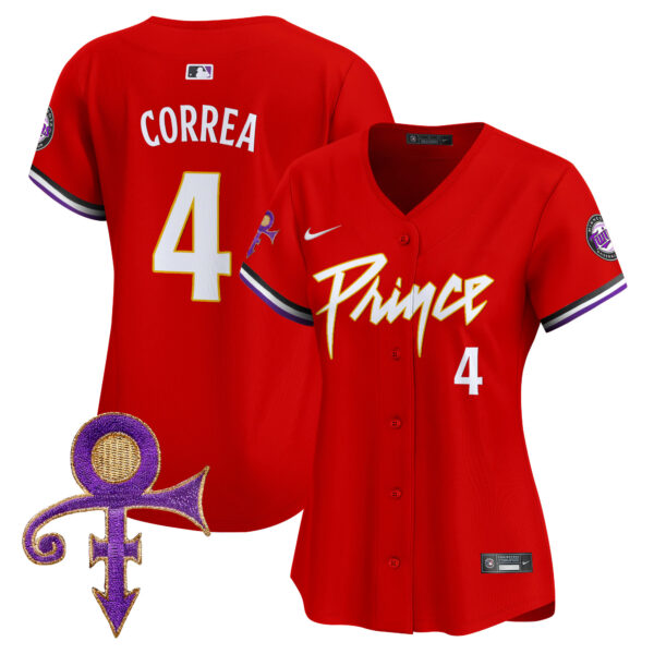Women's Minnesota Twins Prince Patch Vapor Premier Limited Jersey - All Stitched - Image 19