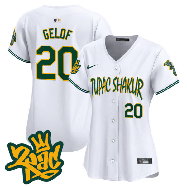 Women's Oakland Athletics Tupac Shakur Vapor Premier Limited Jersey - All Stitched - Image 22