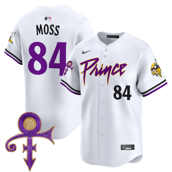 Men's Minnesota Vikings Prince Patch Vapor Premier Limited Jersey - All Stitched - Image 29