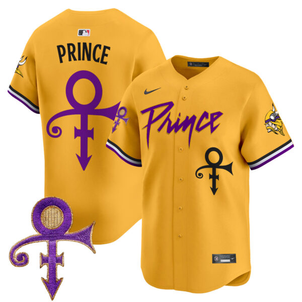 Men's Minnesota Vikings Prince Patch Vapor Premier Limited Jersey - All Stitched - Image 41