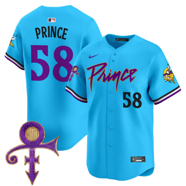 Men's Minnesota Vikings Prince Patch Vapor Premier Limited Jersey - All Stitched - Image 32