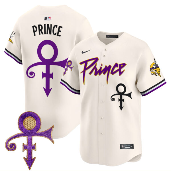 Men's Minnesota Vikings Prince Patch Vapor Premier Limited Jersey - All Stitched