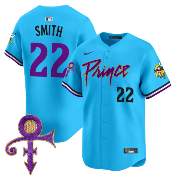 Men's Minnesota Vikings Prince Patch Vapor Premier Limited Jersey - All Stitched - Image 37