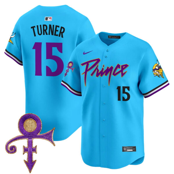 Men's Minnesota Vikings Prince Patch Vapor Premier Limited Jersey - All Stitched - Image 35