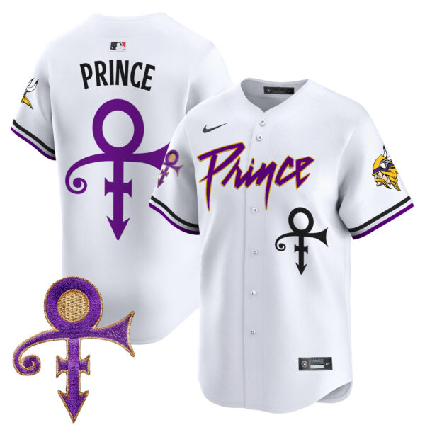 Men's Minnesota Vikings Prince Patch Vapor Premier Limited Jersey - All Stitched - Image 21