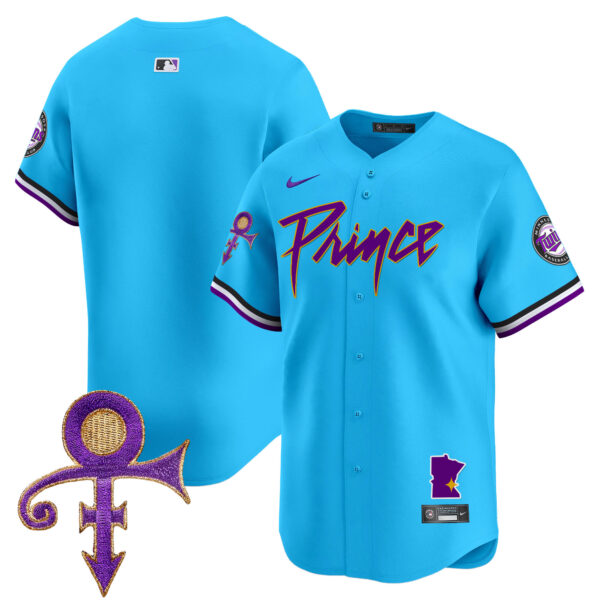 Men's Minnesota Twins Prince Patch Vapor Premier Limited Jersey V2 - All Stitched - Image 40