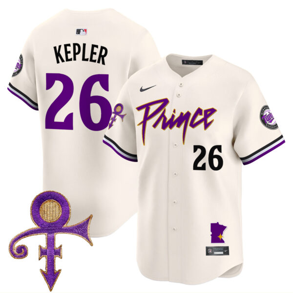 Men's Minnesota Twins Prince Patch Vapor Premier Limited Jersey V2 - All Stitched - Image 7