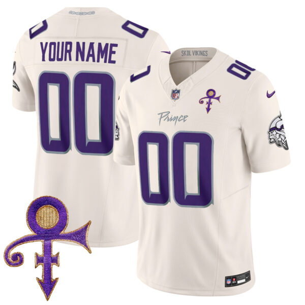 Minnesota Vikings 2024 Prince Vapor Limited Custom Jersey - All Stitched - Image 2