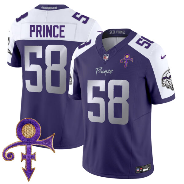 Men's Minnesota Vikings 2025 Prince Vapor Limited Jersey - All Stitched - Image 32