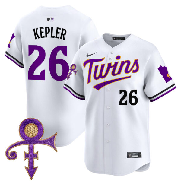 Men's Minnesota Twins Prince Patch Vapor Premier Limited Jersey V3 - All Stitched - Image 31