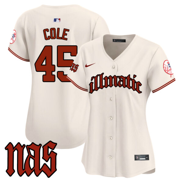 Women's New York Yankees Nas Illmatic Vapor Premier Limited Jersey - All Stitched - Image 6