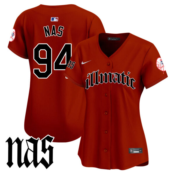 Women's New York Yankees Nas Illmatic Vapor Premier Limited Jersey - All Stitched - Image 10