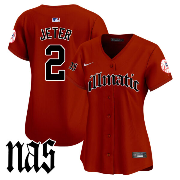 Women's New York Yankees Nas Illmatic Vapor Premier Limited Jersey - All Stitched - Image 14