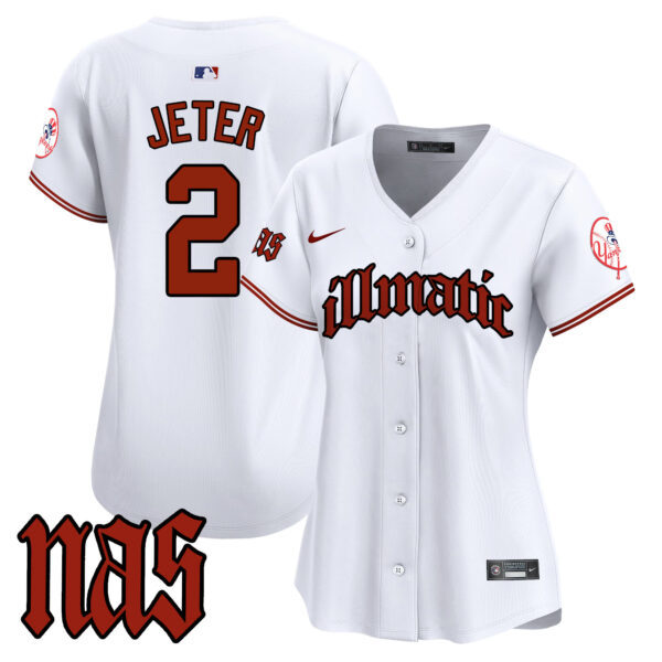 Women's New York Yankees Nas Illmatic Vapor Premier Limited Jersey - All Stitched - Image 23
