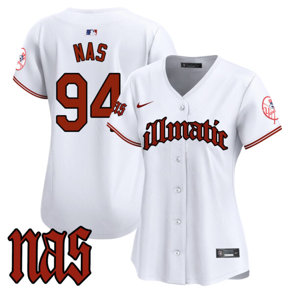 Women's New York Yankees Nas Illmatic Vapor Premier Limited Jersey - All Stitched - Image 19