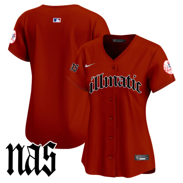 Women's New York Yankees Nas Illmatic Vapor Premier Limited Jersey - All Stitched - Image 18