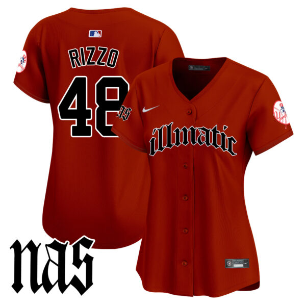 Women's New York Yankees Nas Illmatic Vapor Premier Limited Jersey - All Stitched - Image 17