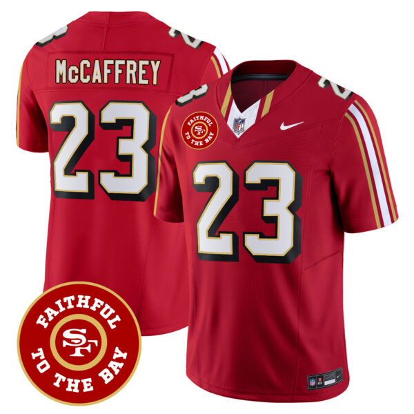 Men's 49ers Faithful To The Bay Patch Vapor Limited Jersey V9 - All Stitched - Image 11