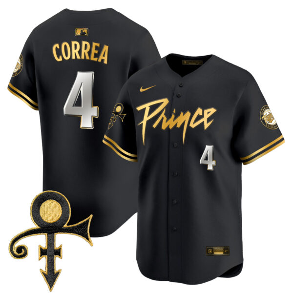 Men's Minnesota Twins Prince Patch Vapor Premier Limited Jersey V4 - All Stitched - Image 35