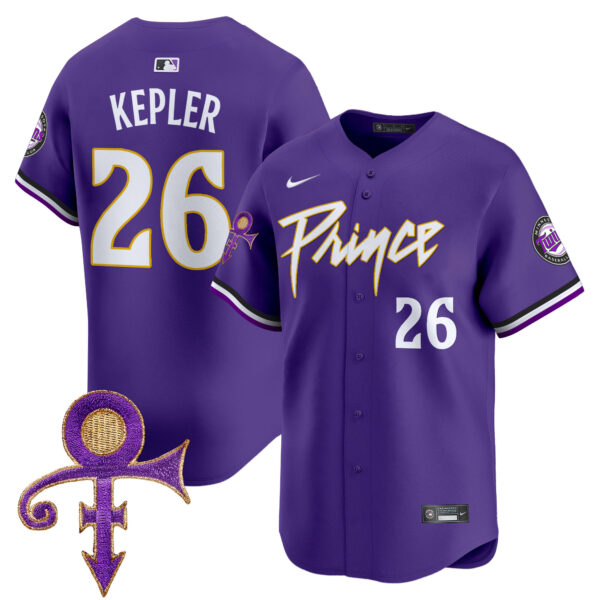 Men's Minnesota Twins Prince Patch Vapor Premier Limited Jersey V4 - All Stitched - Image 7