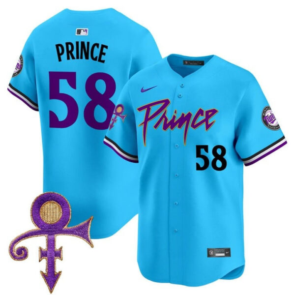 Men's Minnesota Twins Prince Patch Vapor Premier Limited Jersey V4 - All Stitched - Image 26