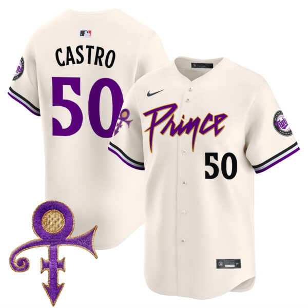 Men's Minnesota Twins Prince Patch Vapor Premier Limited Jersey V4 - All Stitched - Image 13