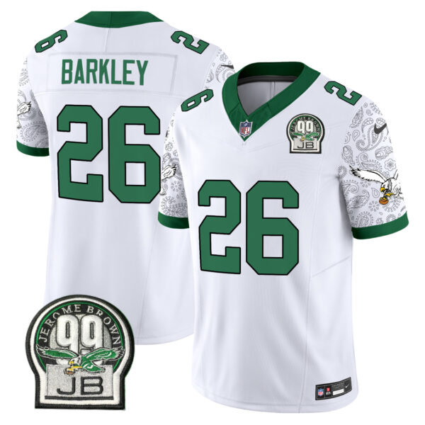 Men's Eagles Kelly Green Vapor Limited Jersey V4 - All Stitched - Image 9