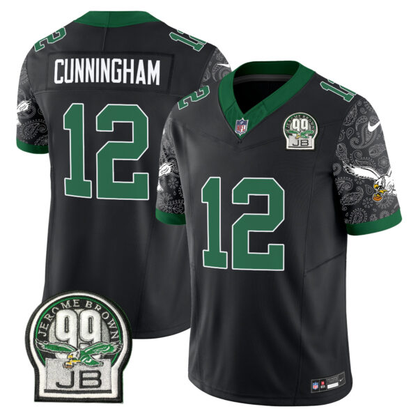 Men's Eagles Kelly Green Vapor Limited Jersey V4 - All Stitched - Image 24