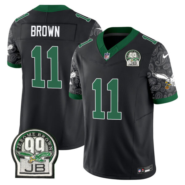 Men's Eagles Kelly Green Vapor Limited Jersey V4 - All Stitched - Image 22