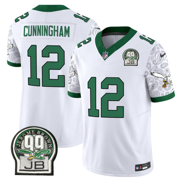 Men's Eagles Kelly Green Vapor Limited Jersey V4 - All Stitched - Image 16