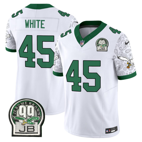 Men's Eagles Kelly Green Vapor Limited Jersey V4 - All Stitched - Image 11