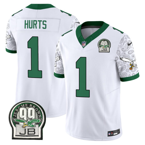 Men's Eagles Kelly Green Vapor Limited Jersey V4 - All Stitched - Image 10